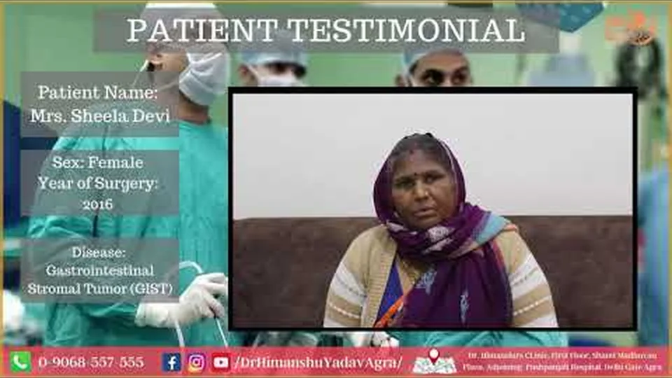 Patient perspective video about recovery after GIST surgery