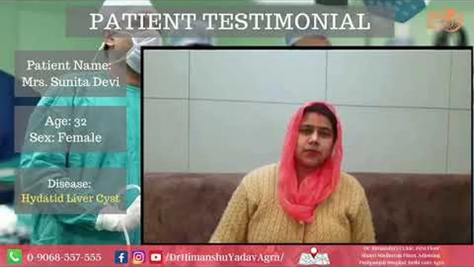 Video testimonial about hydatid liver cyst surgery